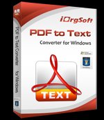 iOrgsoft PDF to Text Converter